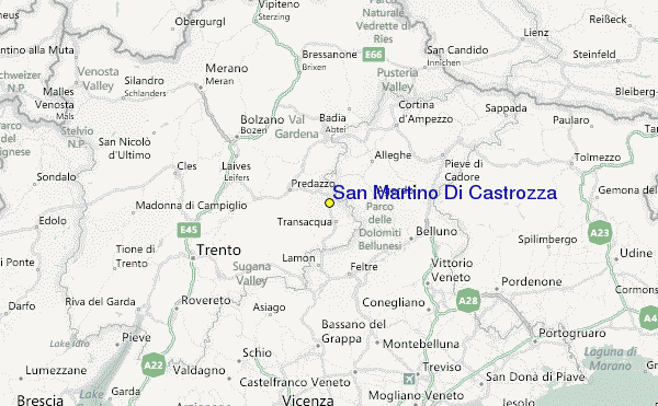 SAN MARTINO DI CASTROZZA SKI CENTAR ITALIJA ZIMOVANJE
