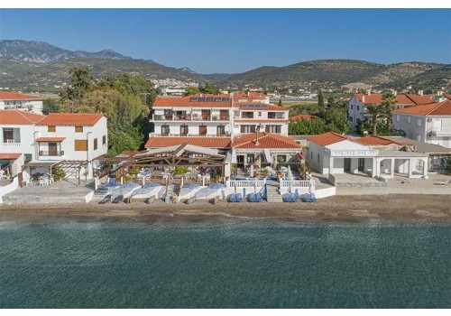 Hotel Casa Cook Potokaki Samos Grčka ostrva letovanje more paket aranžman dvorište