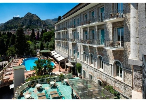 Hotel Villa Bianca Taormina Mare Italija Sicilija letovanje