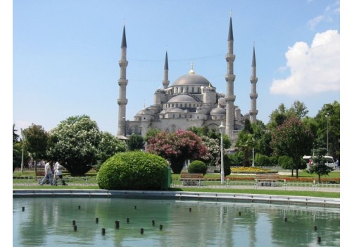 Istanbul plava džamija avionom nova godina