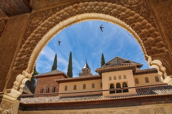 Plaza Espanja Andaluzija proleće putovanje avion Španija