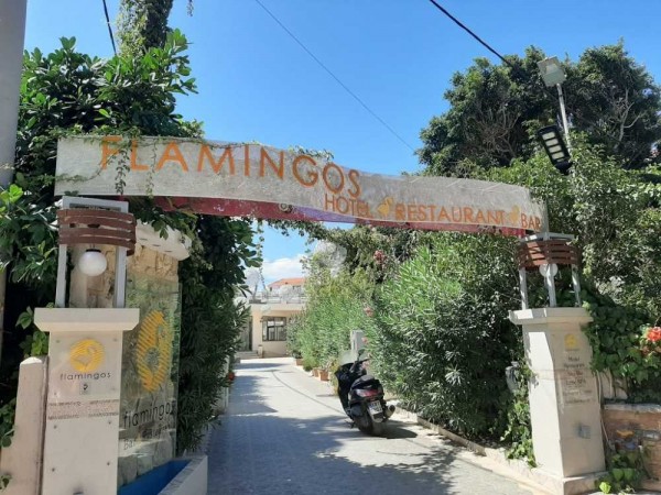 Hotel Flamingo Hanja Krit Letovanje Grčka ostrva ulaz