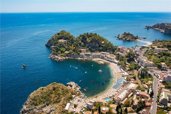 Hotel Villa Bianca Taormina Mare Italija Sicilija letovanje