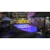 Hotel Arte Rodos Grčka ostrva letovanje bazen noću