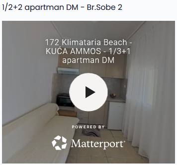 Kuća Ammos 1/2+2 apartman DM - Br.Sobe 2