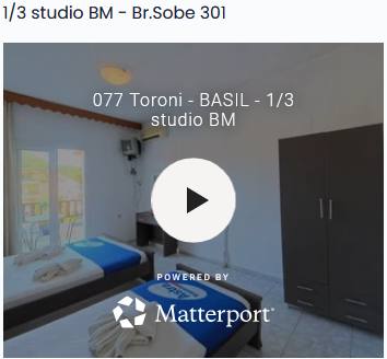 Kuća Basil 1/3 studio BM - Br.Sobe 301