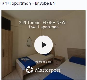 Kuća Flora 1/4+1 apartman - Br.Sobe B4