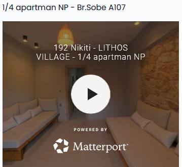 Lithos Village 1/4 apartman NP - Br.Sobe A107