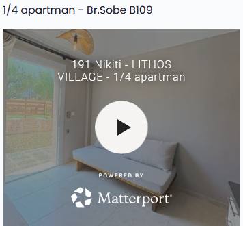Lithos Village 1/4 apartman - Br.Sobe B109