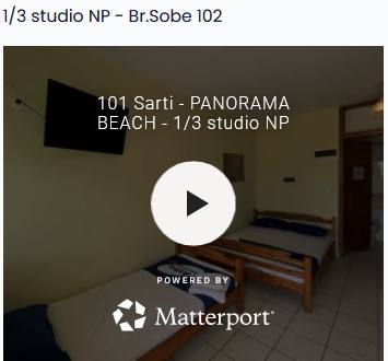 Panorama beach 1/3 studio NP - Br.Sobe 102