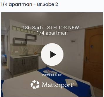 STELIOS NEW 1/4 apartman - Br.Sobe 2