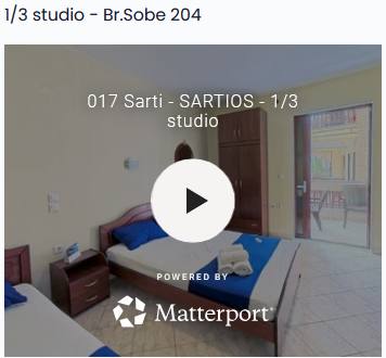 Sartios 1/3 studio - Br.Sobe 204