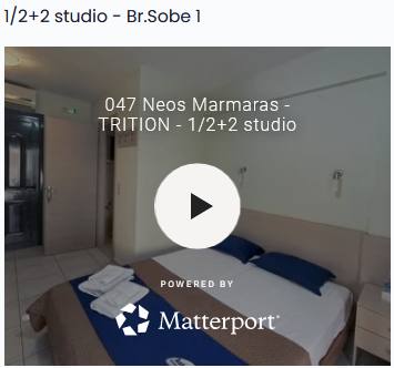 Triton Neos Marmaras 1/2+2 studio - Br.Sobe 1