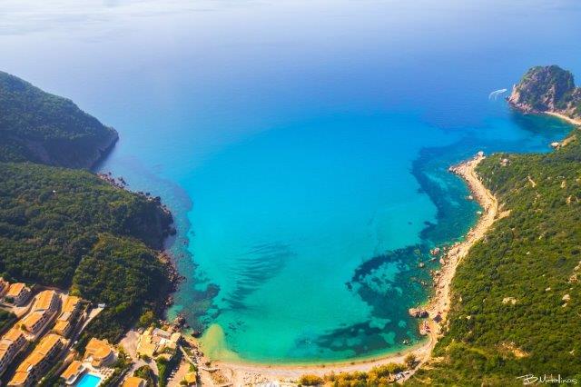 Ermones plaža na Krfu u Grčkoj